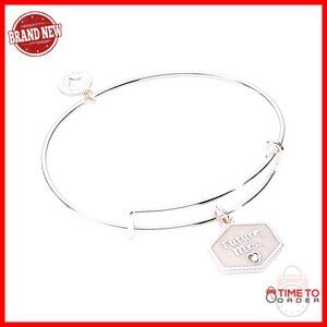 Expandable Wire Bracelet Nickel-Free Silver Plated Brass 7.25" Circumference